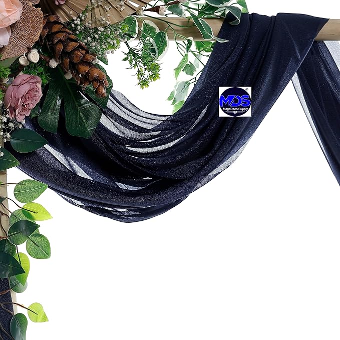 MDS Halloween Chiffon Draping Fabric - 1 Panel, 30" Wide x 100ft Long - ...