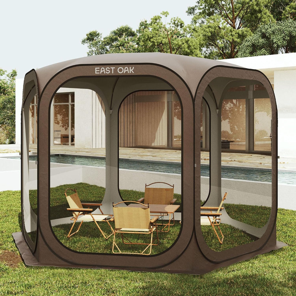 East Oak Screen House Tent Pop-Up, Portable Screen Room Canopy Instant Screen...