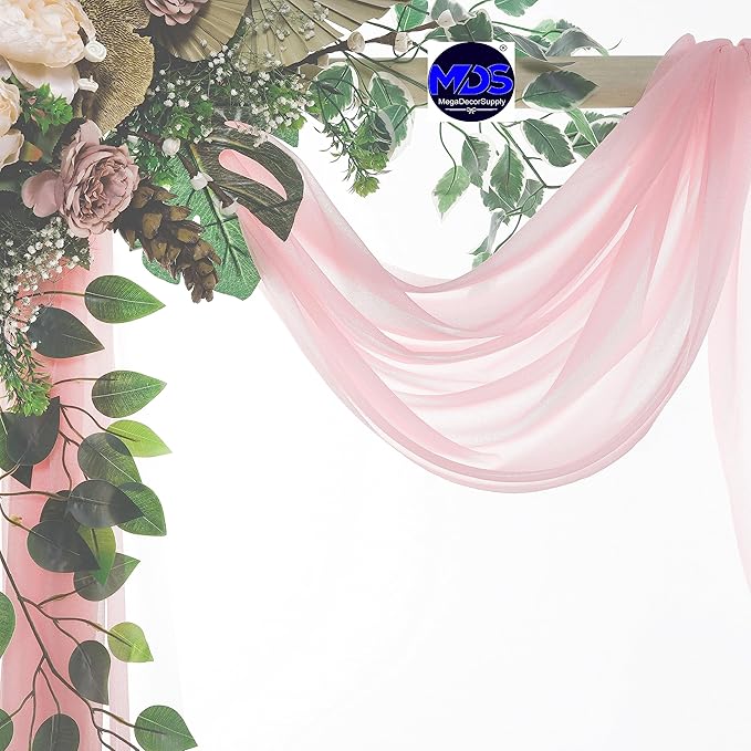 MDS Halloween Chiffon Draping Fabric - 1 Panel, 30" Wide x 75ft Long - S...