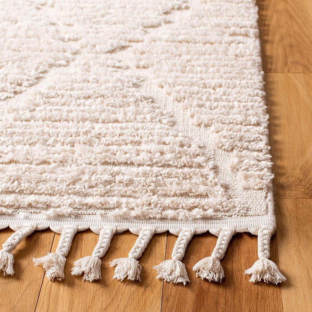 SAFAVIEH Area Rug 10x14 - Marrakesh Collection - Large - Beige, Moroccan Trel...