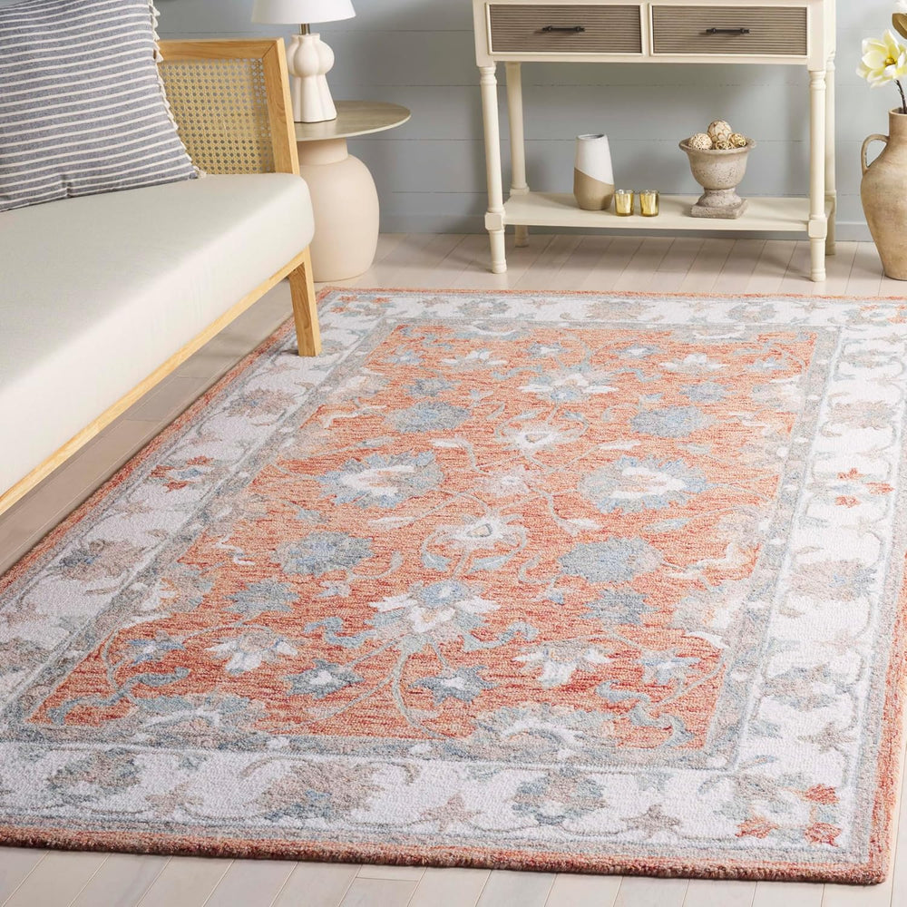 SAFAVIEH Heritage Collection Area Rug - 2'3" x 8' Runner, Rust &...