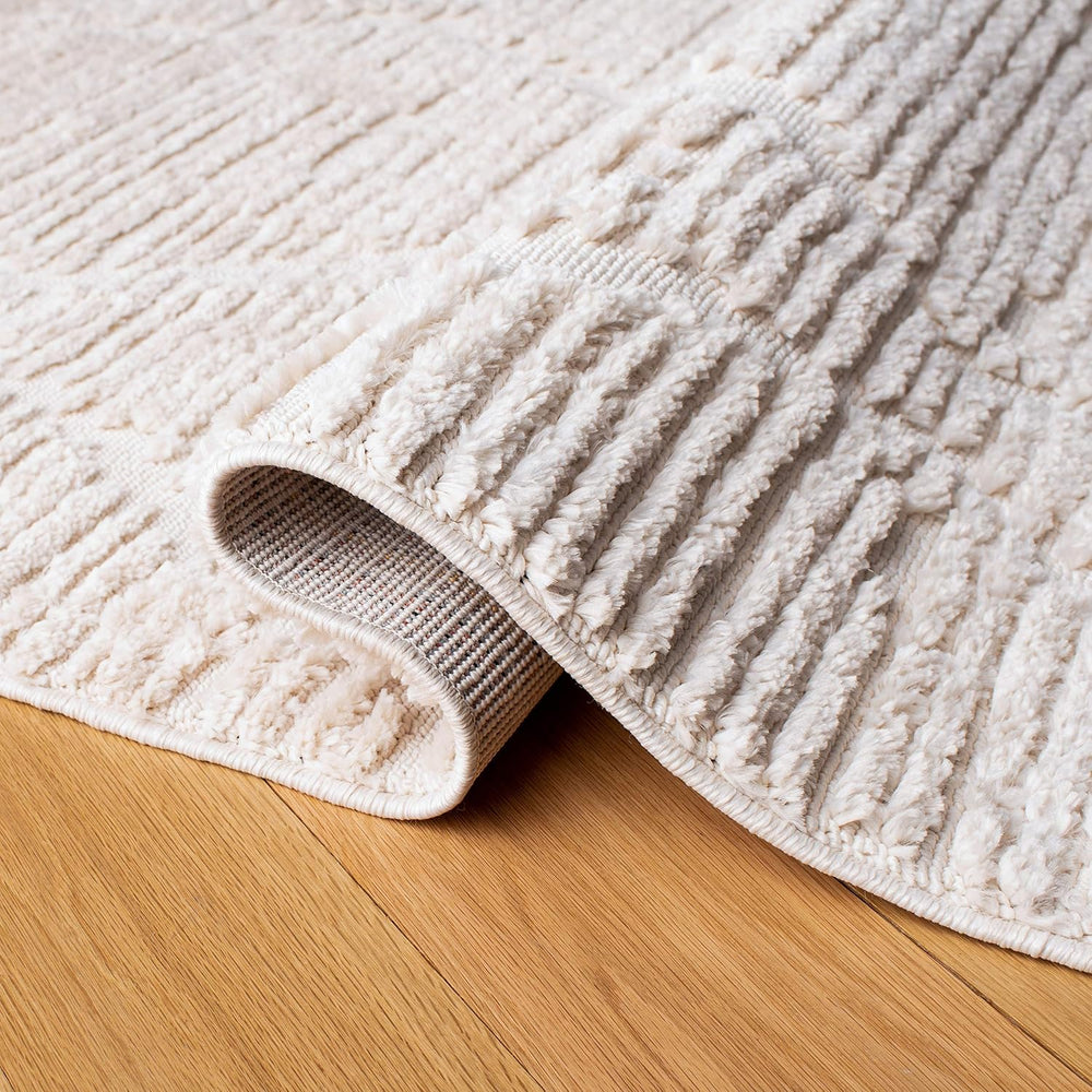 SAFAVIEH Area Rug 10x14 - Marrakesh Collection - Large - Beige, Moroccan Trel...