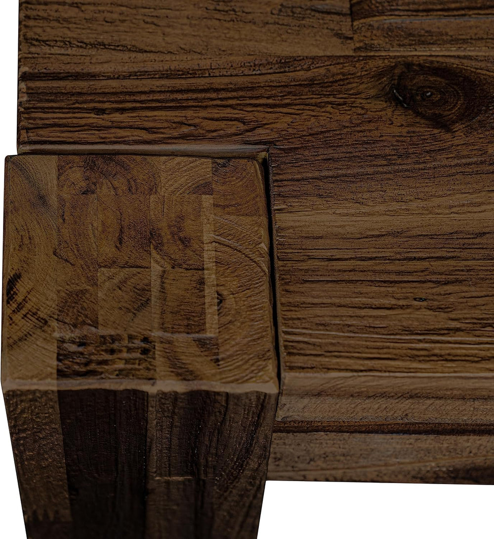 East West Furniture CN6-07-T Celina Dining Room Table - Rectangle Rustic Farm...