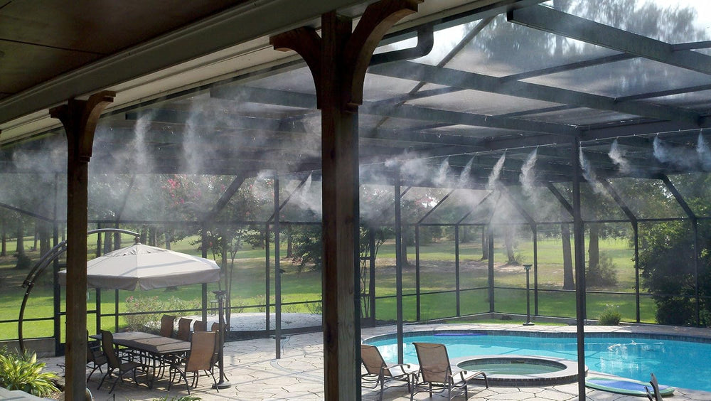 Patio Misting Kit Assembly - Make Your own Misting System (72Ft-20 Nozzles)