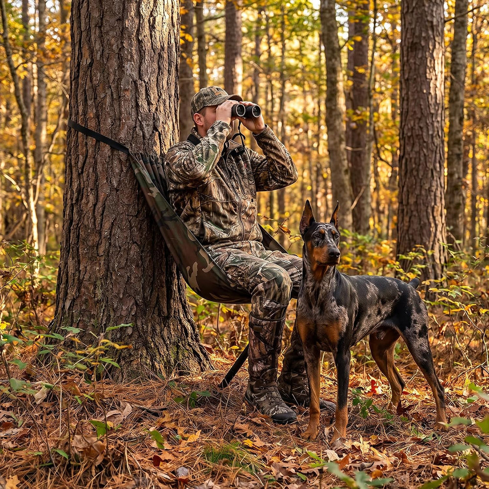 Camo Tree Chair Hammock Seat Hunting Chair Portable and Light Weight Camping ...
