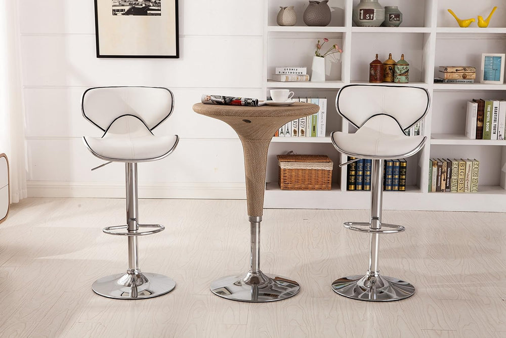 Roundhill Furniture Masaccio Cushioned Leatherette Upholstery Airlift Adjusta...