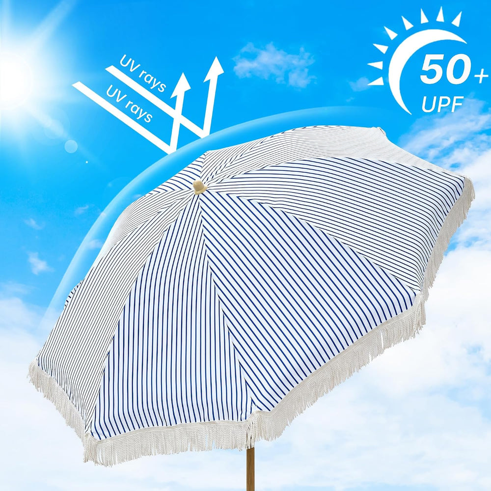 Aohanoi Outdoor Umbrella - Sun Protection, Rain Resistant, Windproof with Man...