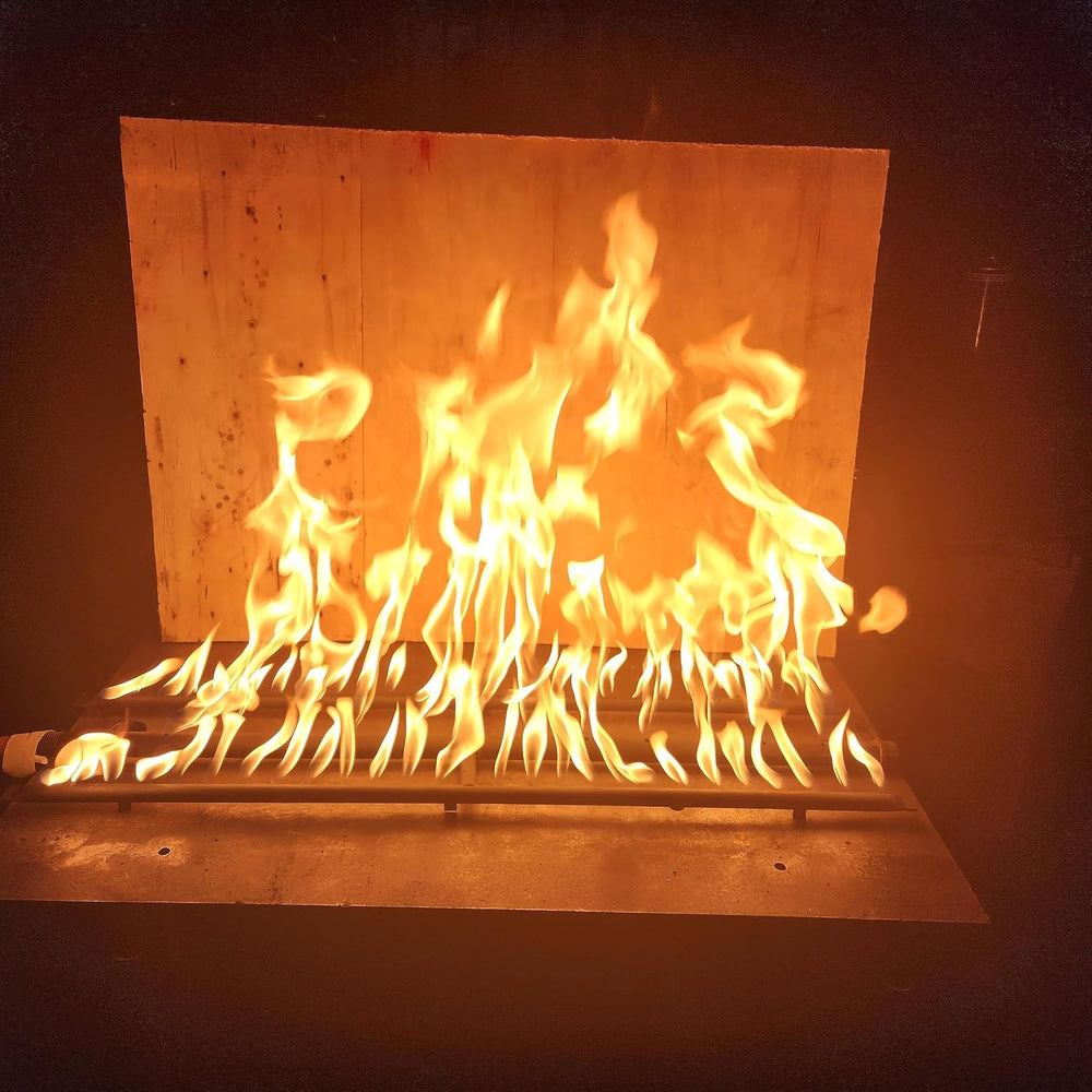 Rectangular Gas Fire Pit and Gas Fireplace H-Burner H Burner with 3 Pipes (18...