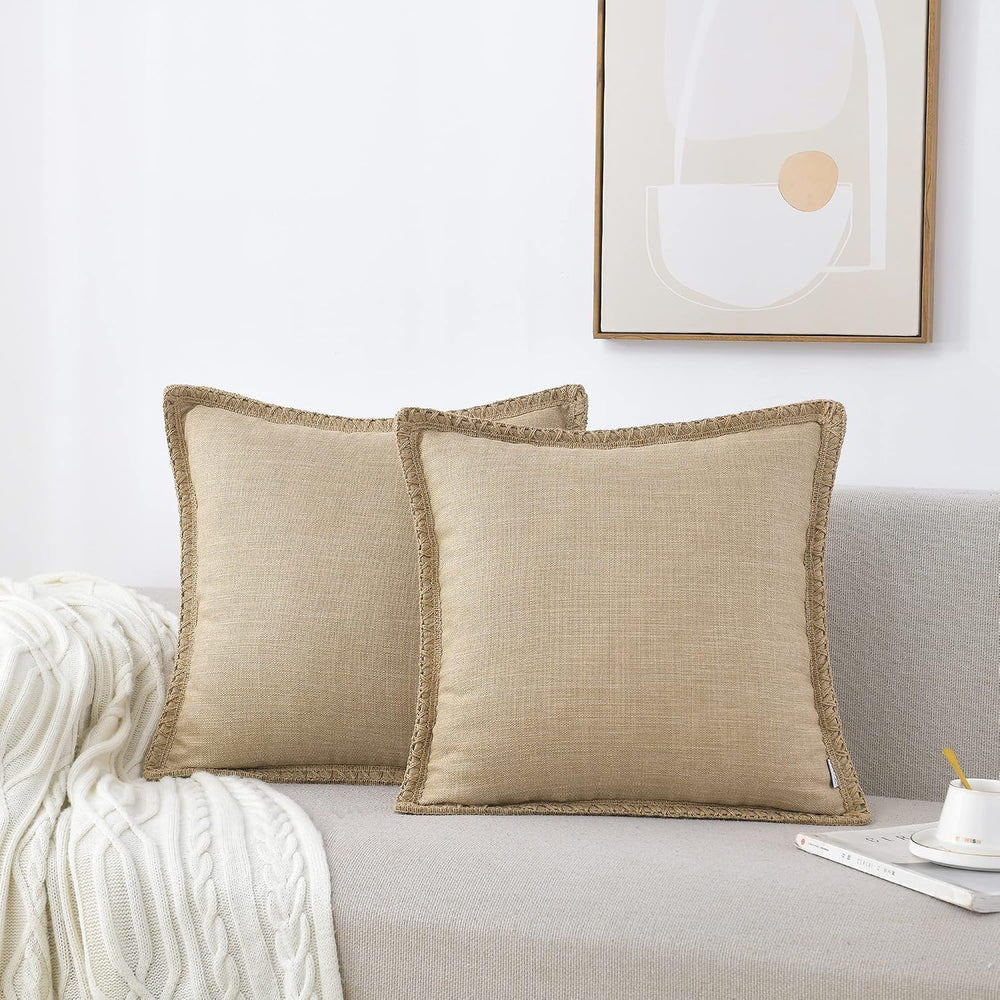 Throw Pillow Covers 26x26 Outdoor Decorative Pillows Cover for Couch