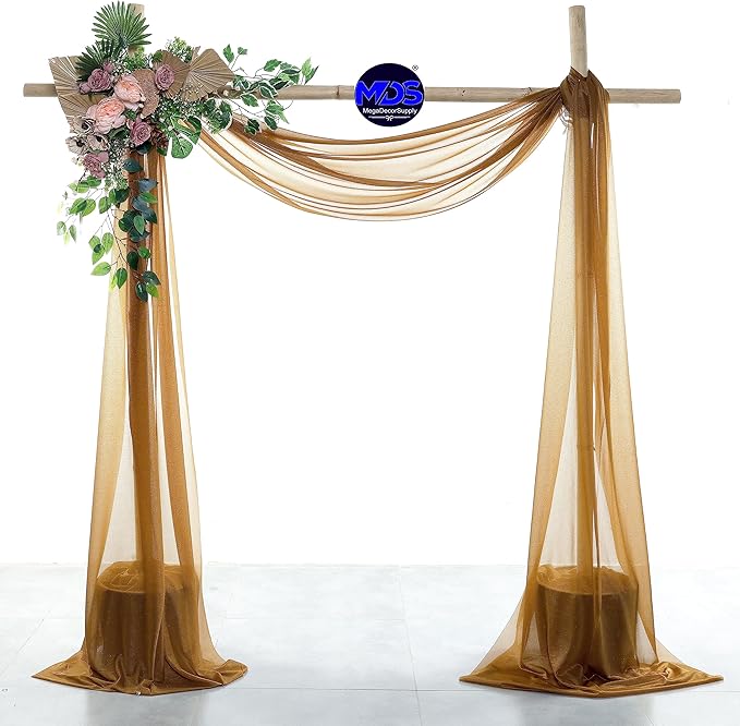 MDS Halloween Chiffon Draping Fabric - 1 Panel, 30" Wide x 40ft Long - S...