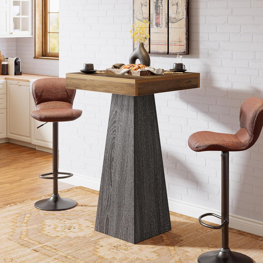 Tribesigns Bar Table, 39.96" High Pub Table for Small Space, Home Bar Sm...