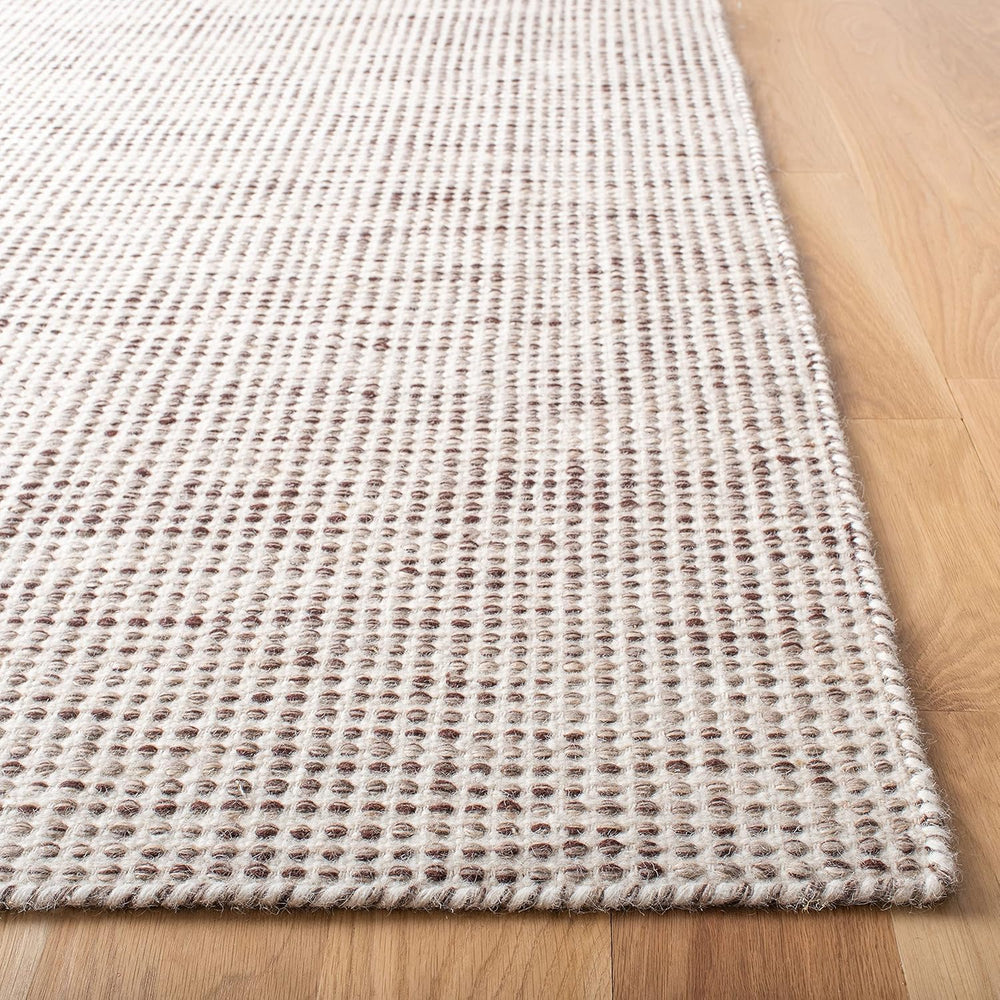 SAFAVIEH Vermont Collection Accent Rug - 4' x 6', Brown & Ivory, ...