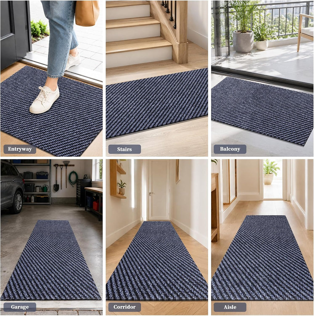 Dog Door Mat, Super Absorbent Quick Dry Doormat, Non-Slip Heavy Duty Rubber B...
