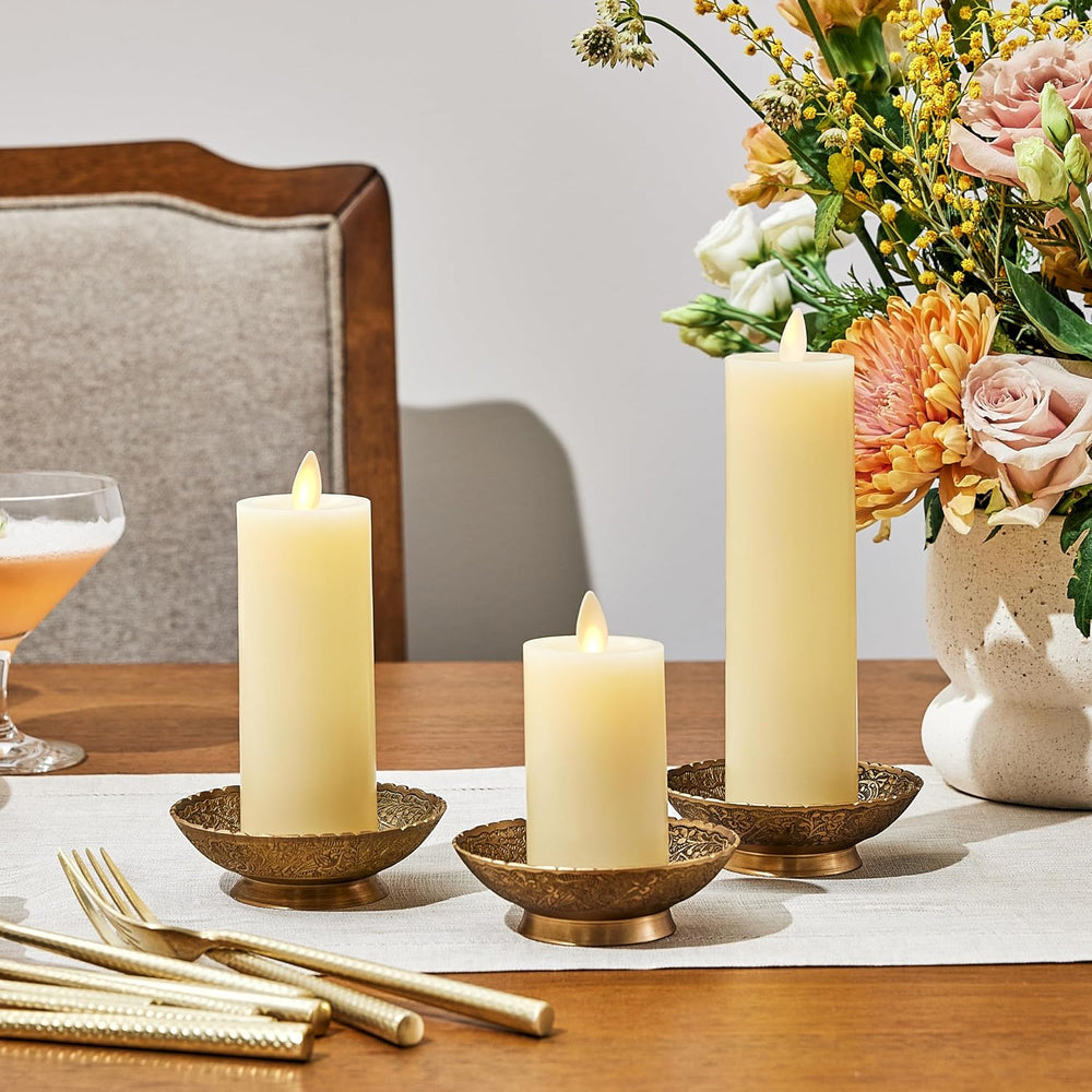 Luminara Classic Slim Flameless LED Candle, Ivory 2" x 4.5, Battery Oper...