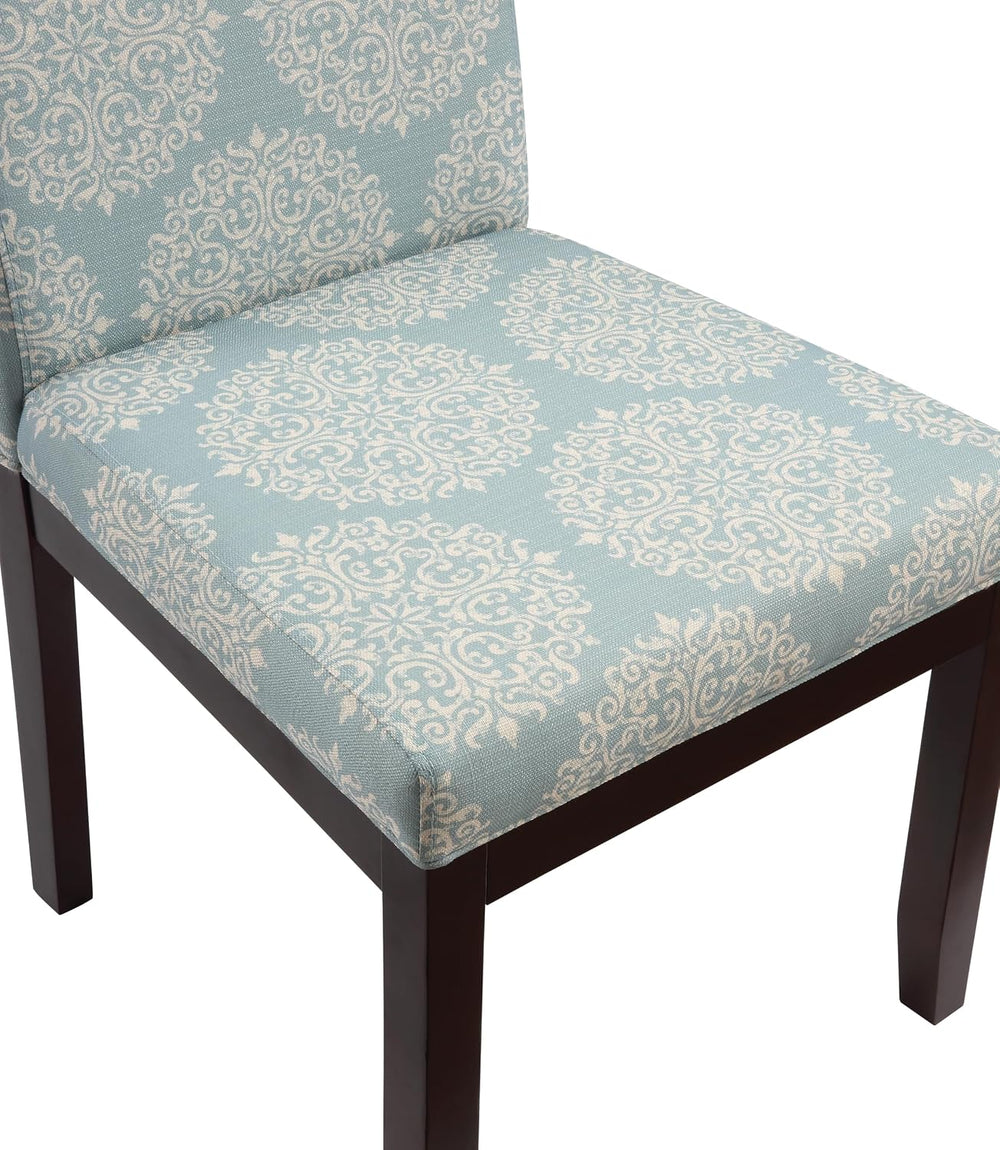 OSP Home Furnishings Dakota Upholstered Parsons Dining Chair with Espresso Fi...