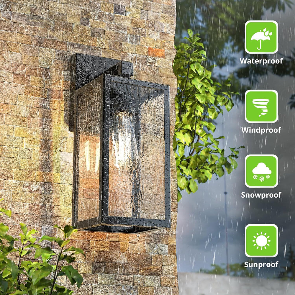 MAXvolador Outdoor Wall Light Fixtures, Exterior Waterproof Wall Lanterns