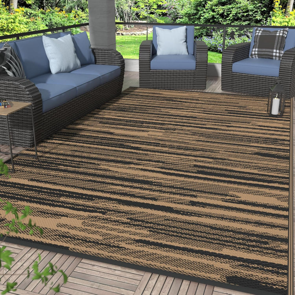 GENIMO Outdoor Rug for Patio Clearance, 6'x9' Waterproof Camping Mat,...