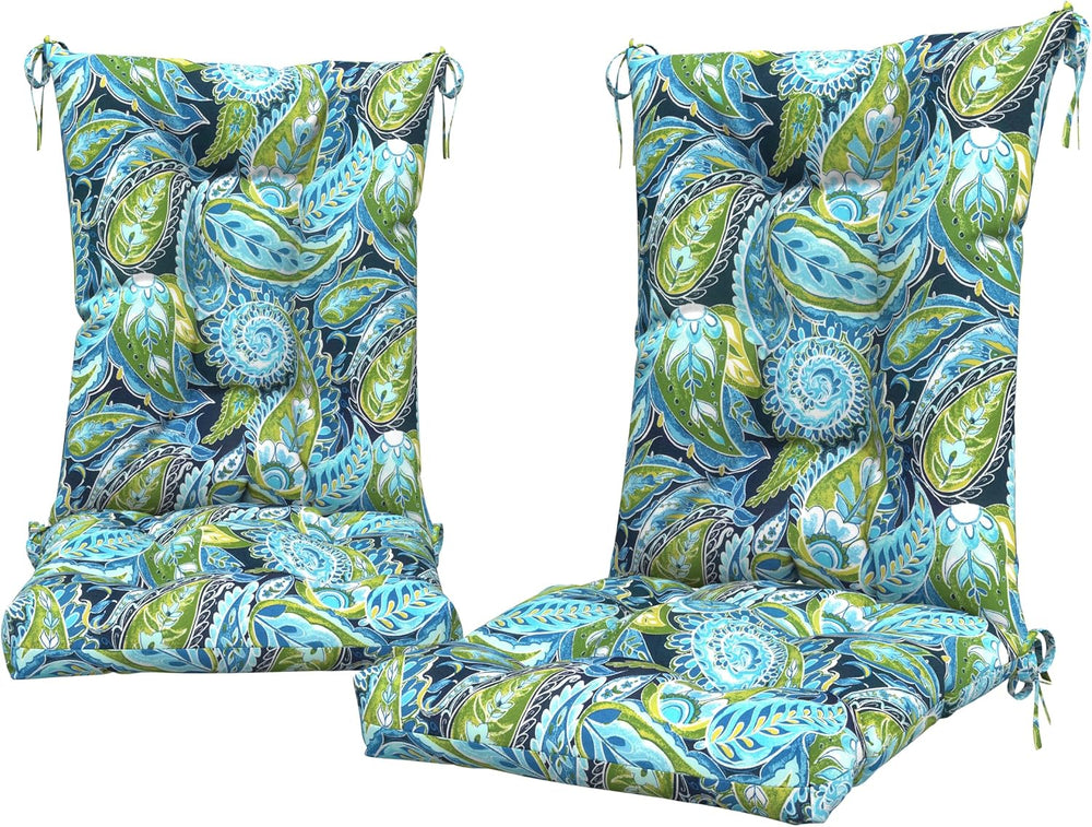 DYTXIII Set of 2 Rocking Chair Cushions for Outdoor/Indoor Use,Water Resistan...