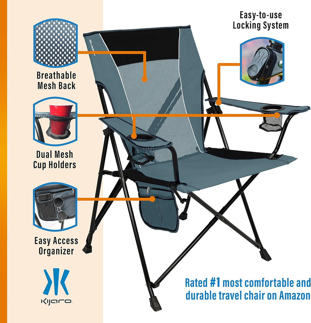 Kijaro Portable Camping Chairs - Enjoy the Outdoors with a Versatile Folding ...