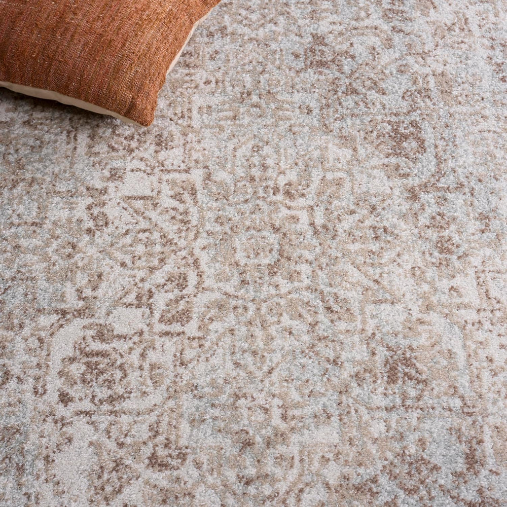 SAFAVIEH Evoke Area Rug 12x18, X-Large Ivory & Taupe EVK256E