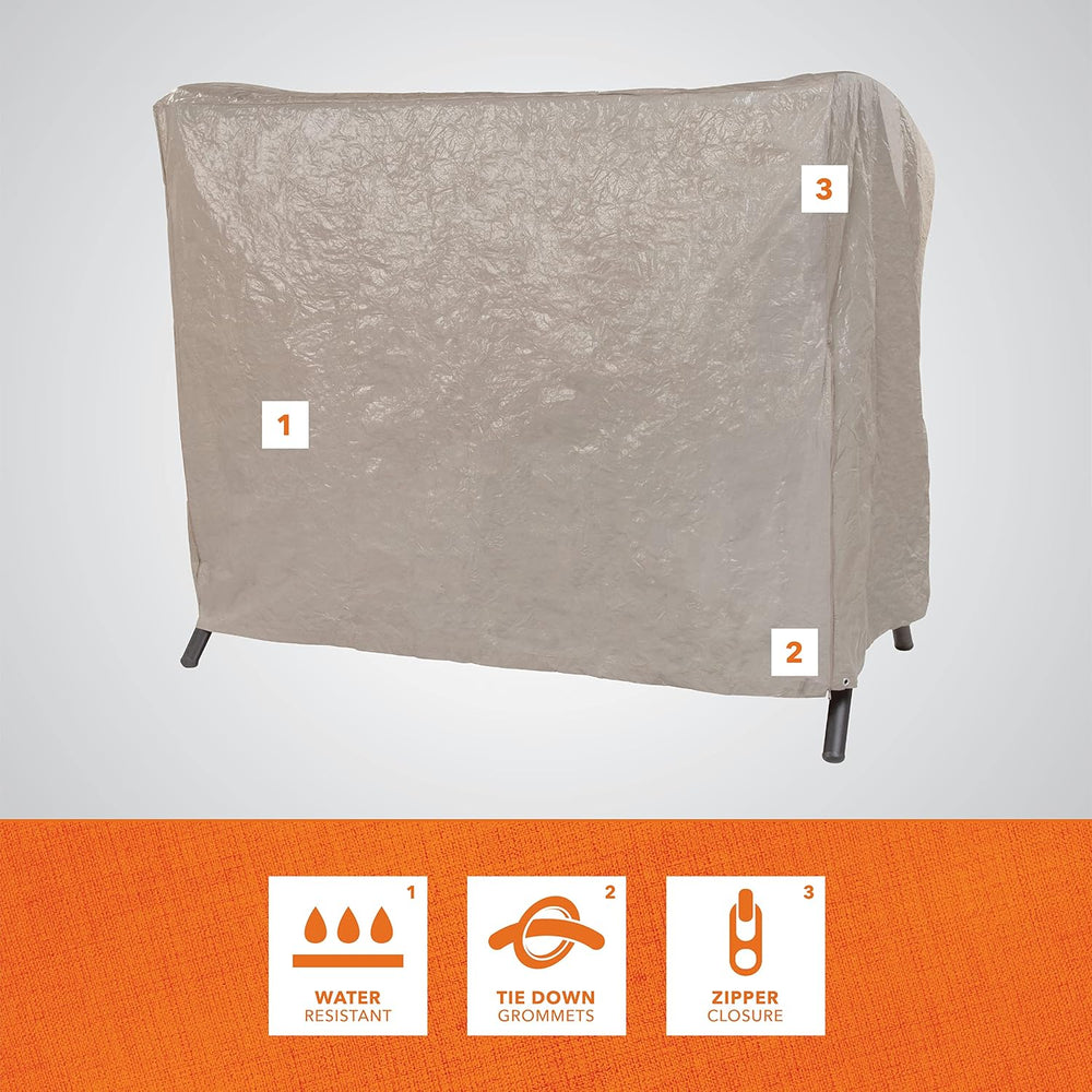 MODERN LEISURE Patio Swing Cover - Outdoor Furniture Protection Perfect for P...