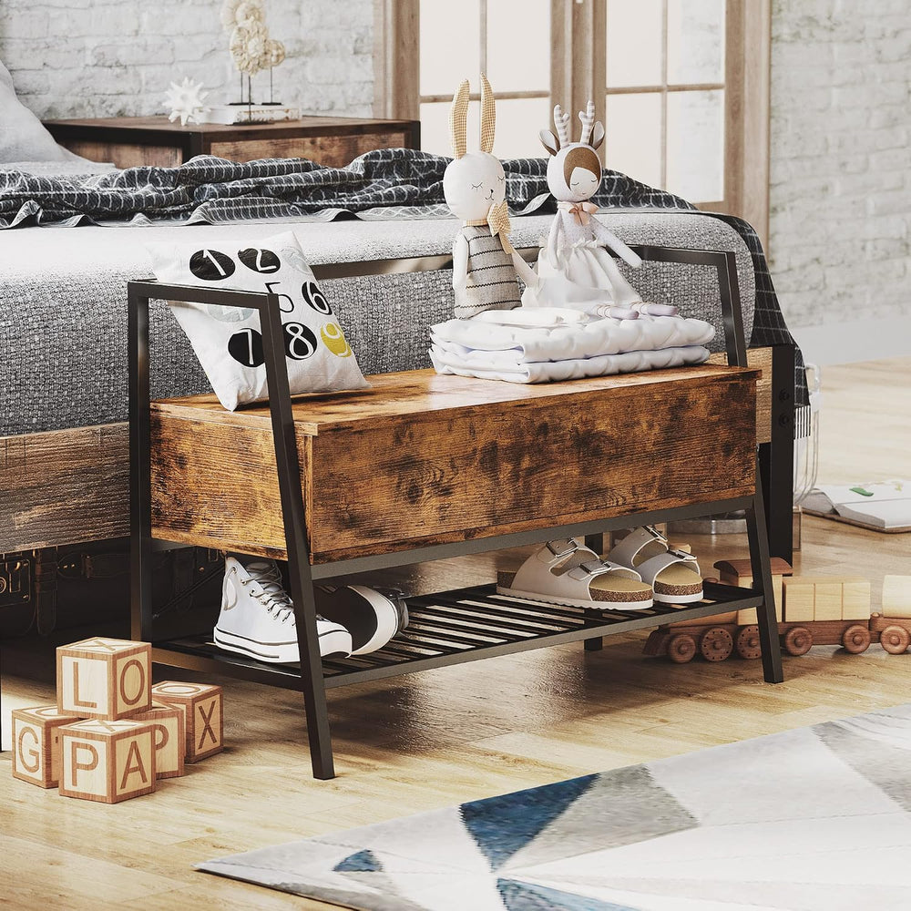 IRONCK Shoe Storage Bench with Practical Storage for Entryway Furniture