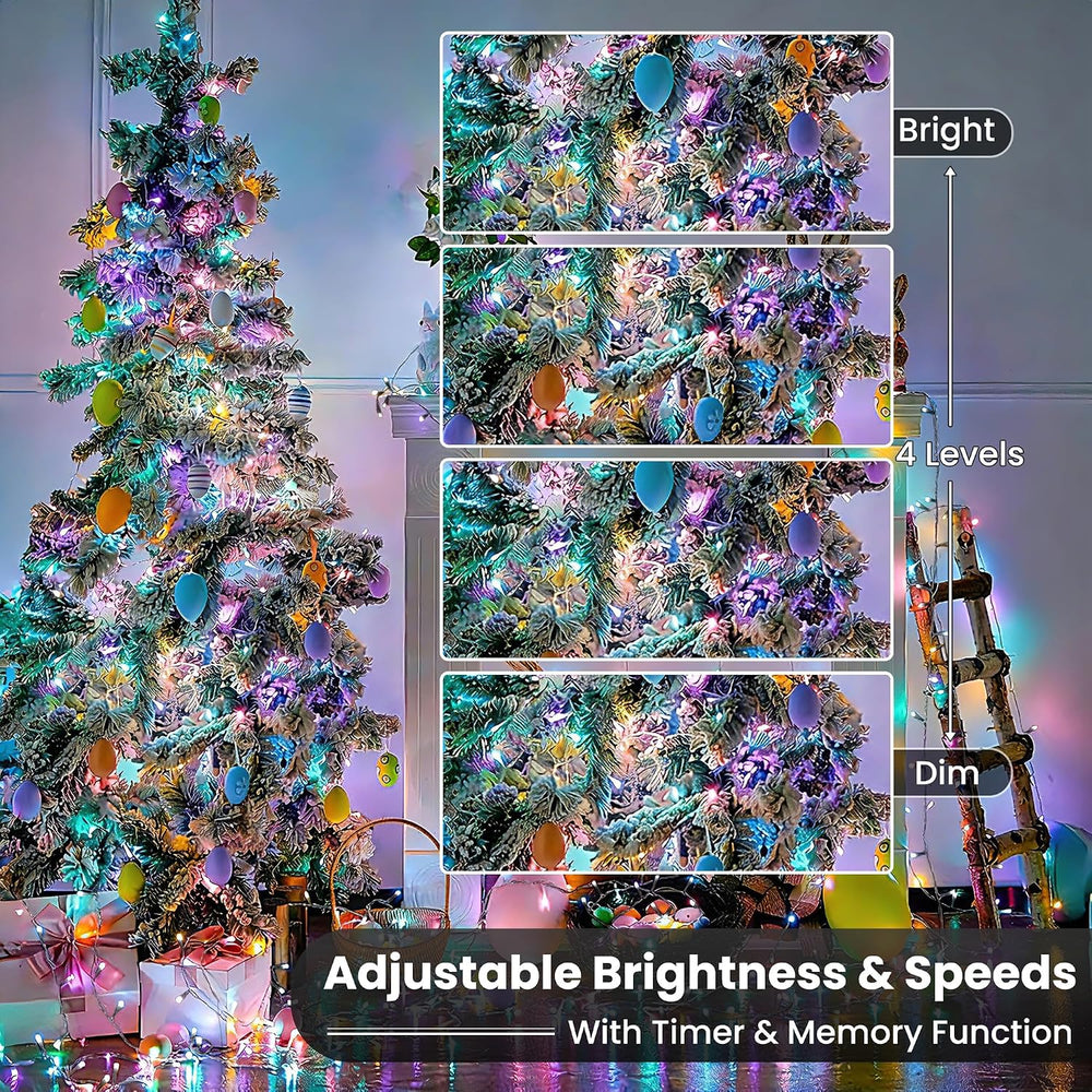 iShabao RGB Color Changing String Lights, 115 FT 300 LED Halloween Lights