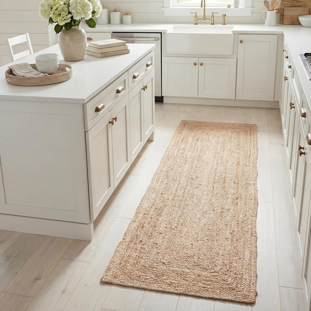 SAFAVIEH Cape Cod Collection Runner Rug - 2'3" x 14', Natural Br...