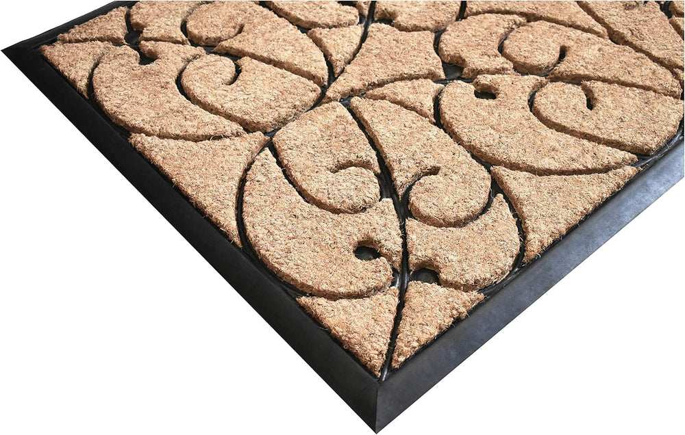 Calloway Mills Applegate Heavy-Duty Coir and Rubber 24" X 36" Doormat