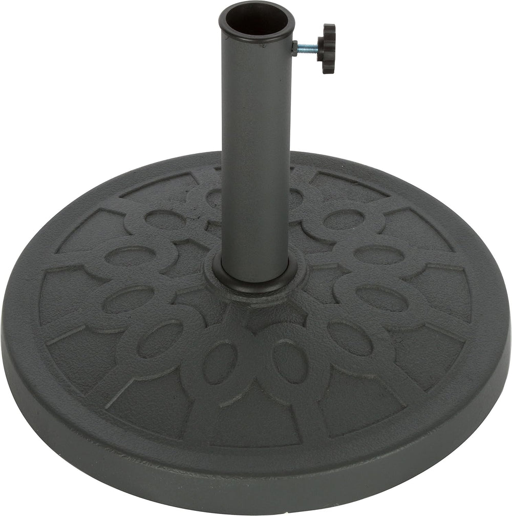 Trademark Innovations Decorative Resin Umbrella Base - 17.5" Diameter (G...