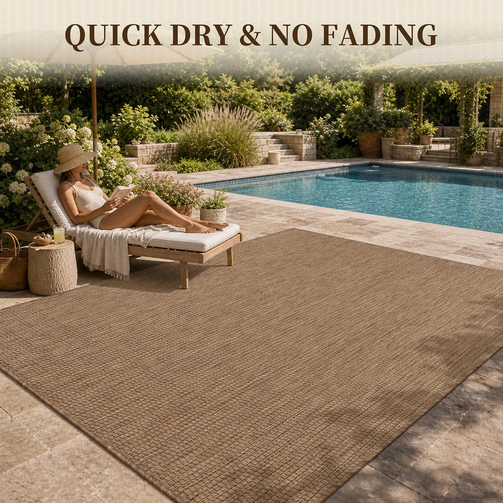 PADOOR-Outdoor Rug-Patio Rug 5x7 ft Polypropylene Indoor Outdoor Rugs Outdoor...