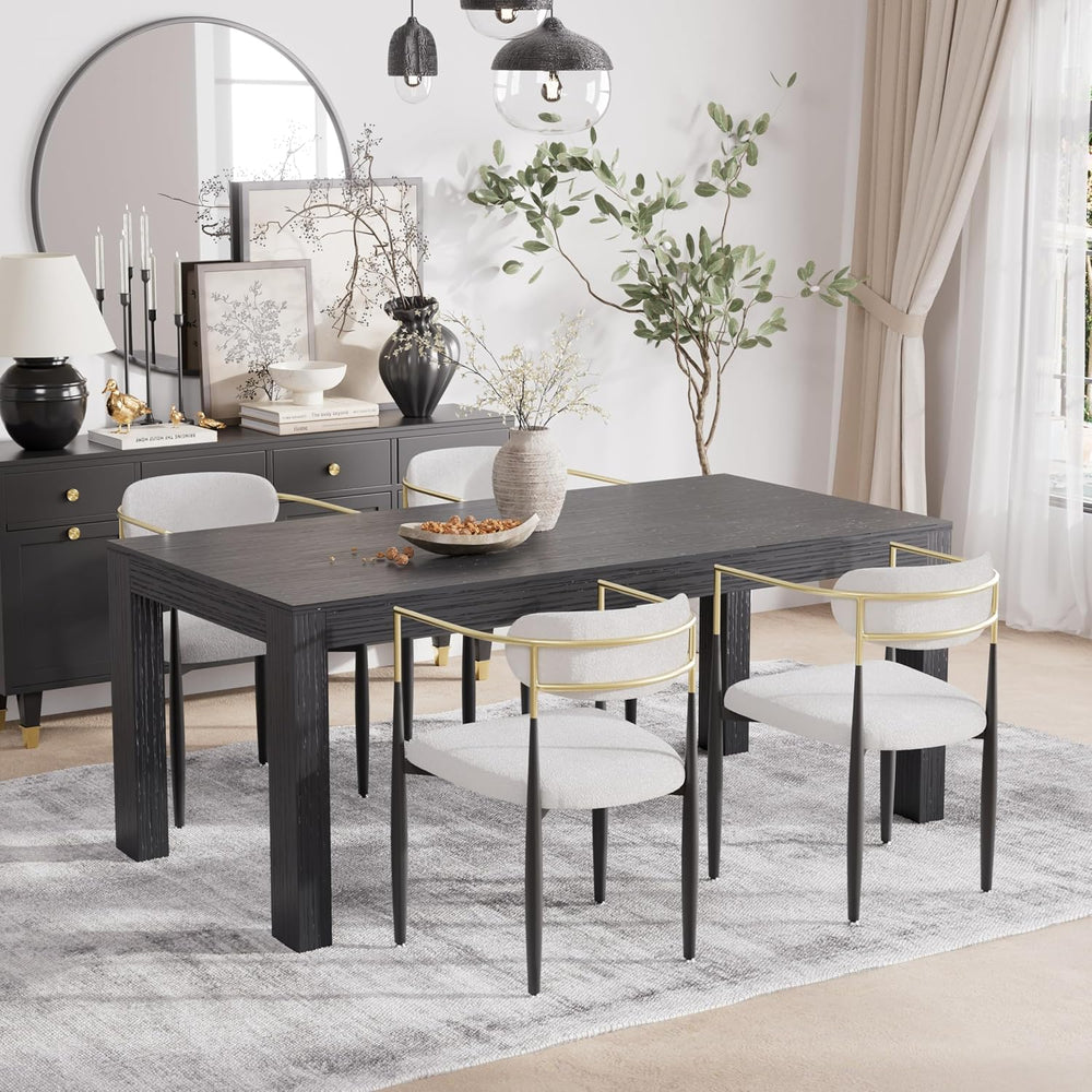 Baysitone Dining Chairs Set of 4 Mid-Century Modern Upholstered Boucle Dining...