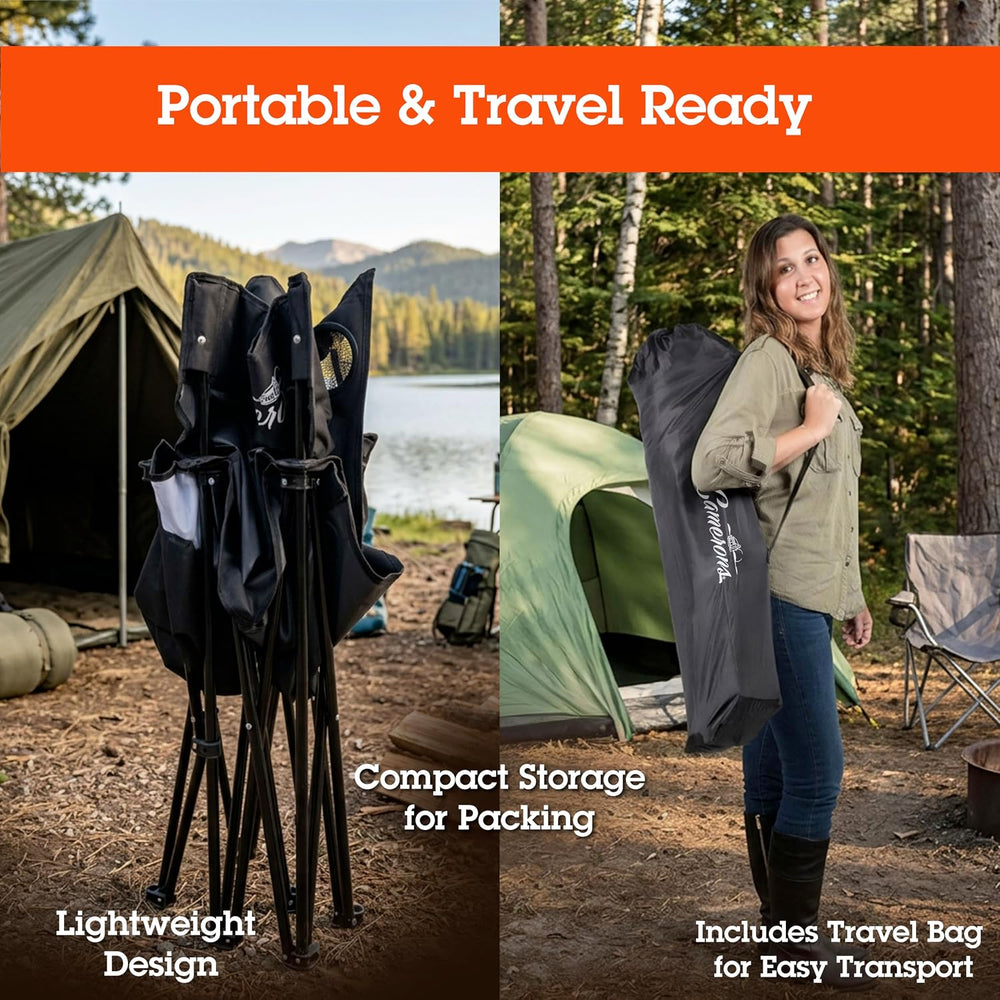 Camerons All-in-One Tailgating Table, Portable Folding Camping Table