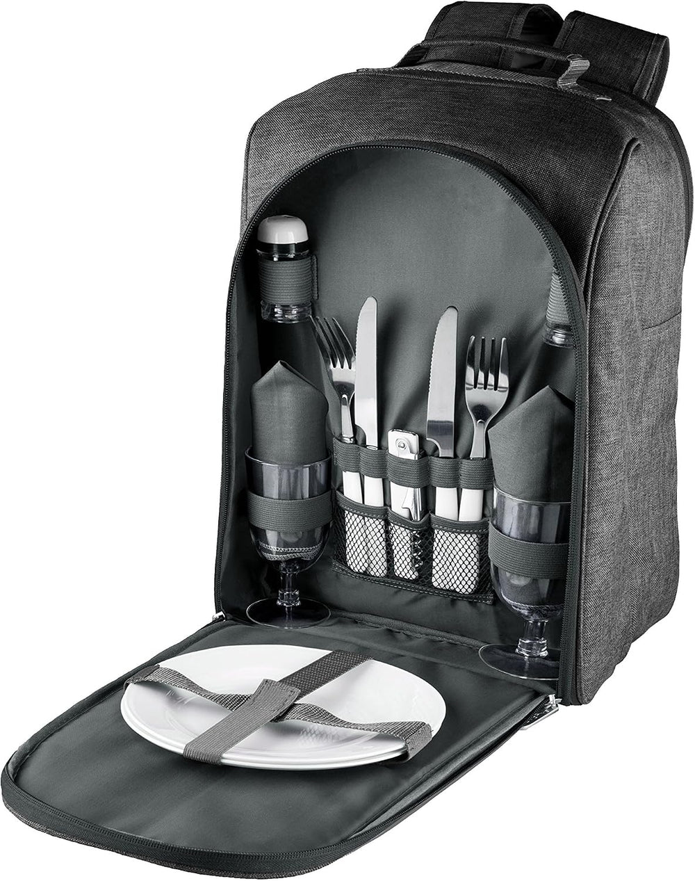 PICNIC TIME PT-Colorado Picnic Backpack, Modern Backpack Cooler with Deluxe S...