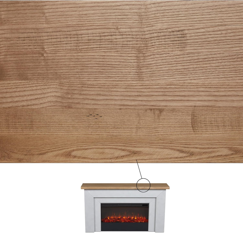 Real Flame Malie 68" Landscape Electric Fireplace with Mantel for Living...