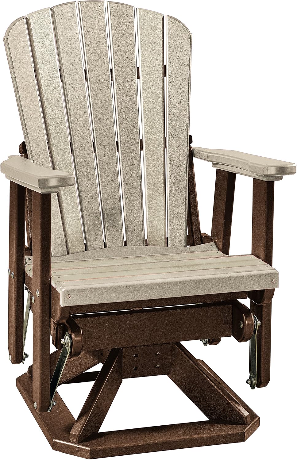 OS Home and Office 510WWTB Swivel Glider, One Size, Weather Wood/Tudor Brown