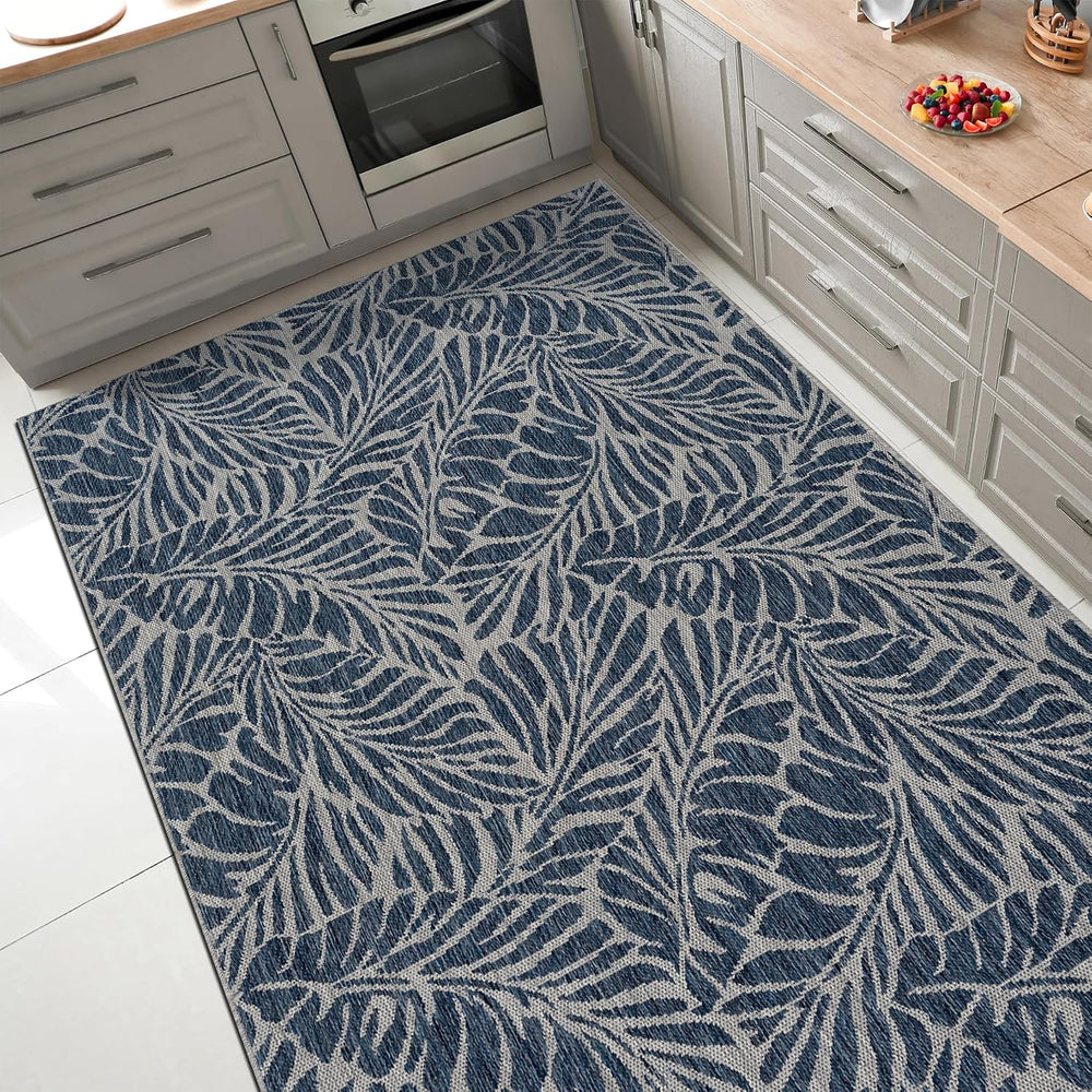 Keen Home Design Waterproof Outdoor Area Rug, Patio Deck Porch, 5x8