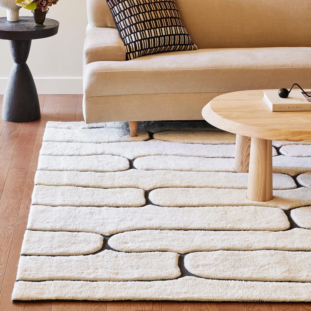 Nuloom Nazco Charcoal Geometric Hand Tufted Area Rug, 10' x 14'
