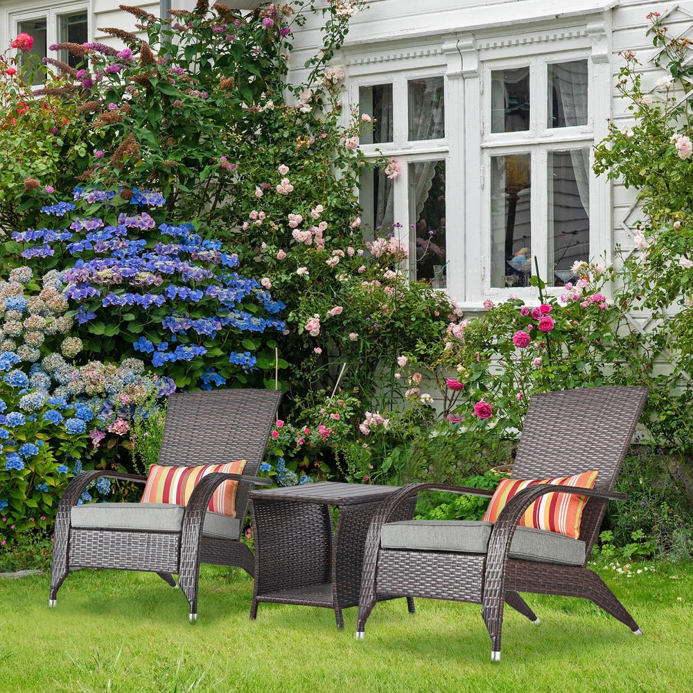 Wicker Adirondack Chair Fire Pit Chairs Oversized Comfy Patio Chairs Outdoor ...