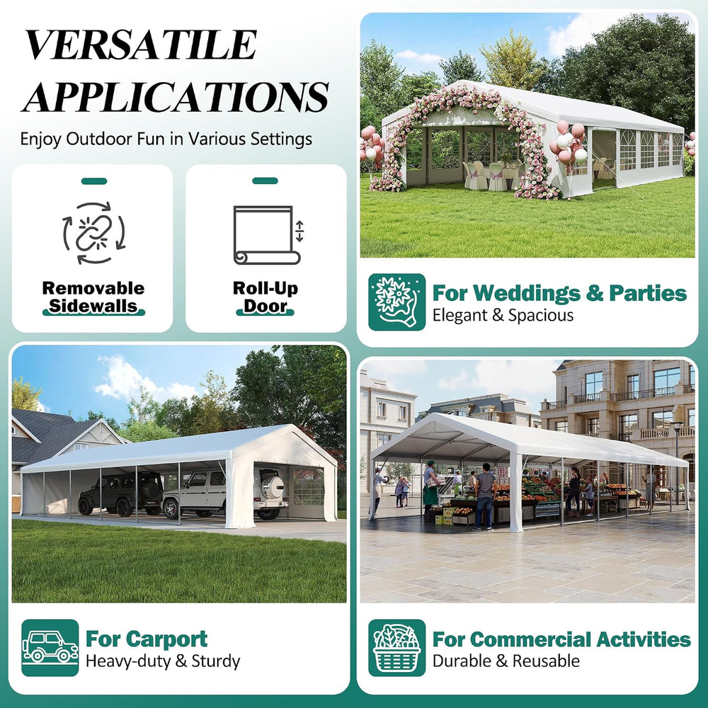 GARTOO 20' x 40' Canopy Party Tent
