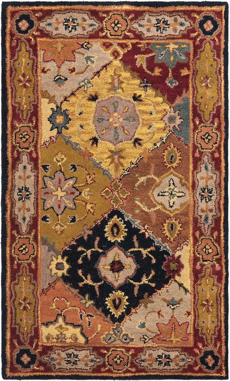 SAFAVIEH Heritage Collection X-Large Area Rug - 12' x 15', Multi &...