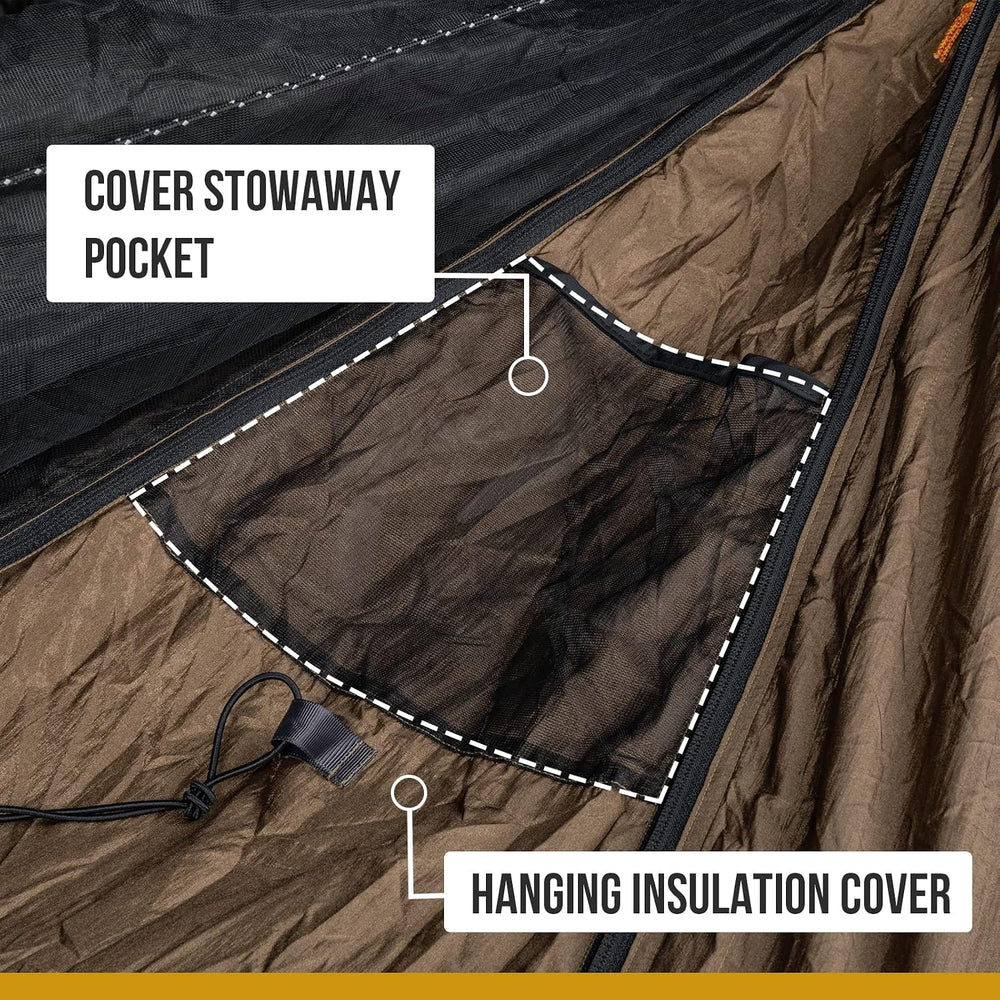 OneTigris KOMPOUND Camping Hammock with Net & Inner Thermal Layer