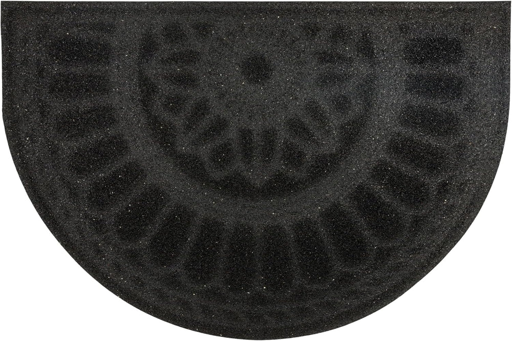 Mohawk Home Door Mat Swirl Style Ornamental Denim Blue 2' X 3' All We...