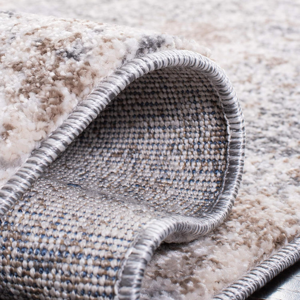 SAFAVIEH Aston Collection Runner Rug - 2' x 13', Light Grey & Gre...