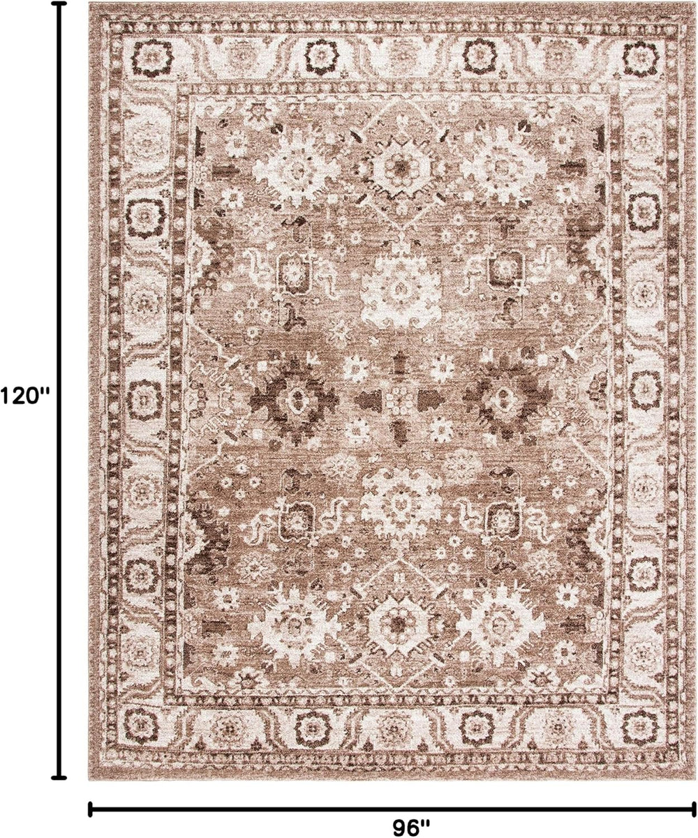 SAFAVIEH Area Rug 8x10 - Vintage Hamadan Collection - Large - Taupe, Traditio...