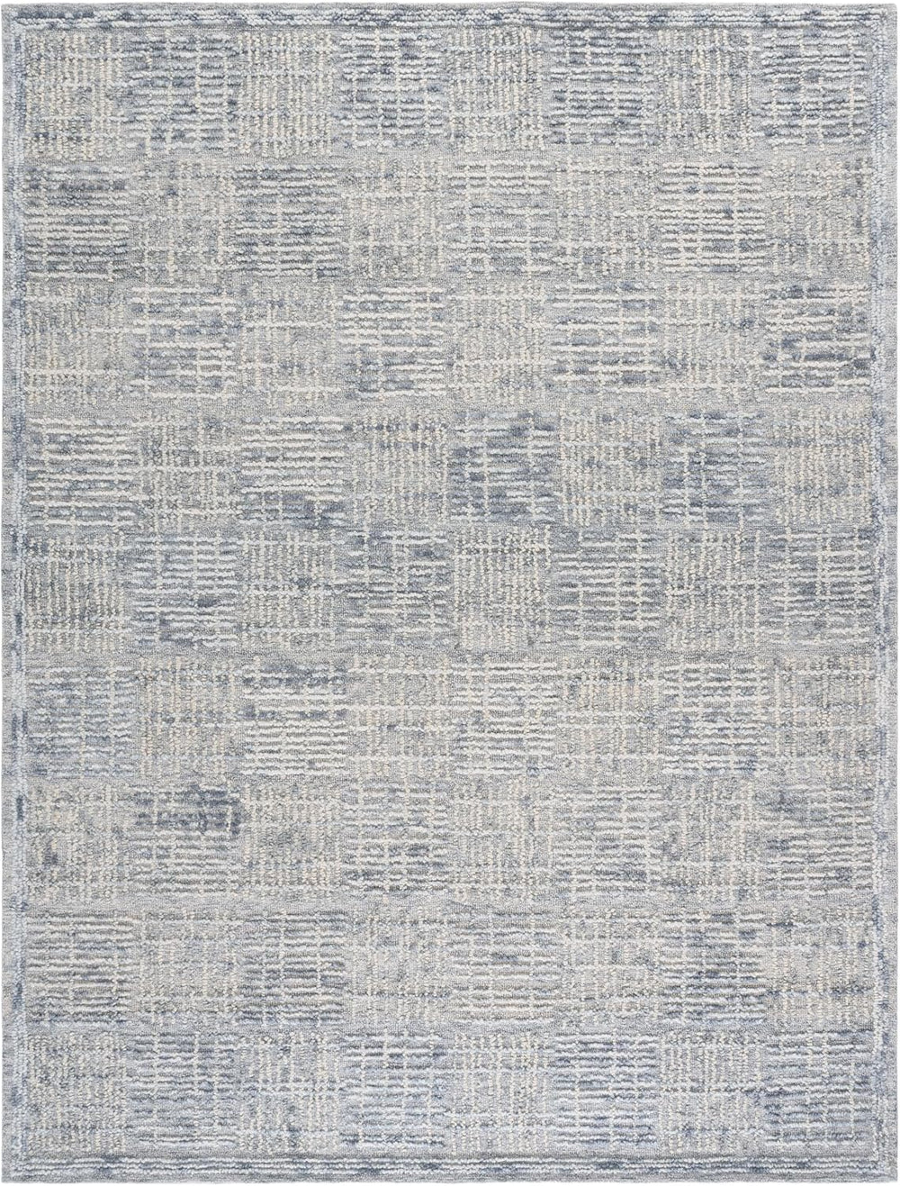 SAFAVIEH Area Rug 8x10 - Abstract Collection - Large - Light Blue & Ivory...