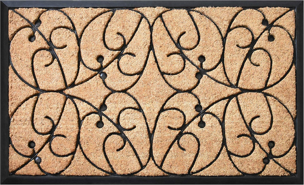 Calloway Mills Applegate Heavy-Duty Coir and Rubber 24" X 36" Doormat