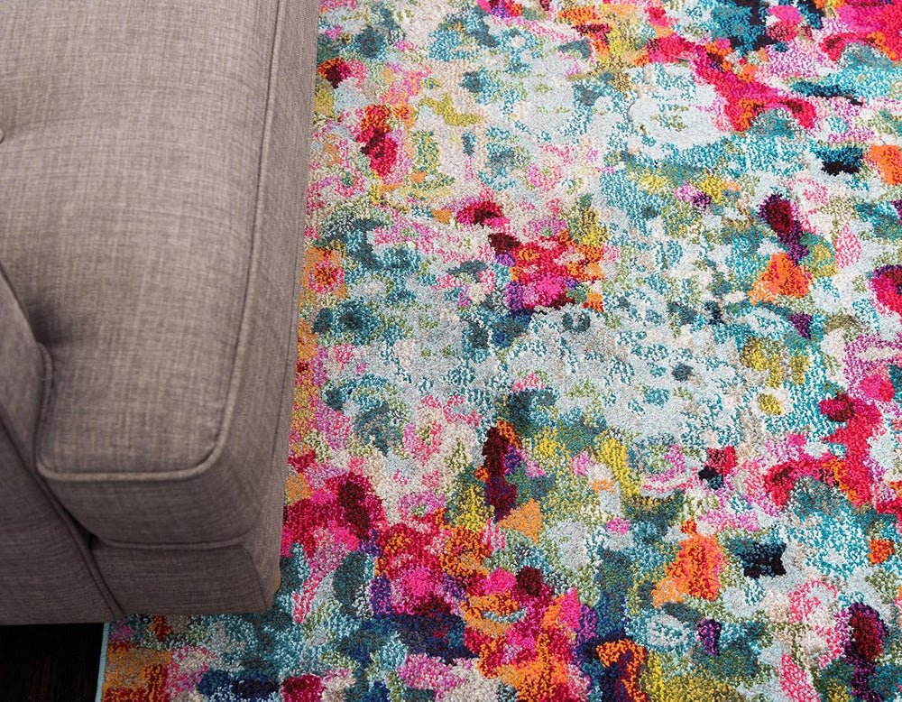 Unique Loom Chromatic Collection Area Rug - Champagne (8' x 10' Recta...