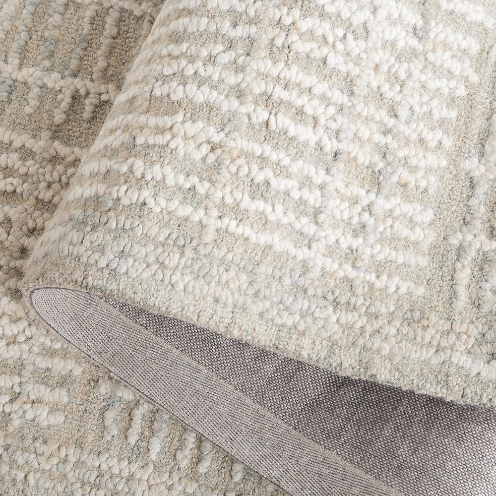 SAFAVIEH Area Rug 8x10 - Abstract Collection - Large - Grey & Ivory, Hand...