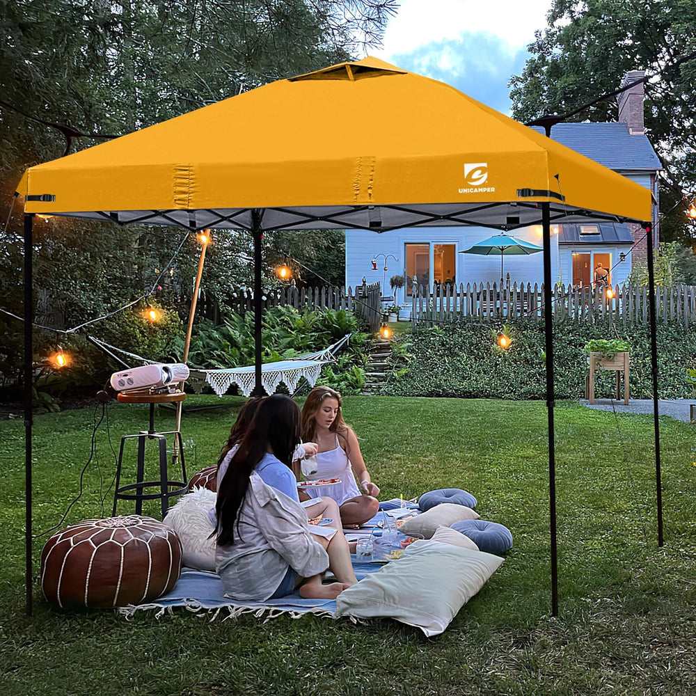 10x10 Pop Up Canopy Replacement Top Cover with Air Vent(Frame NOT INCUDE)